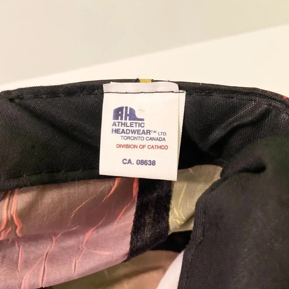 Vintage Reynolds Paint Splatter Atheltic Headwear Hap Snapback Nylon Cap - Picture 10 of 16